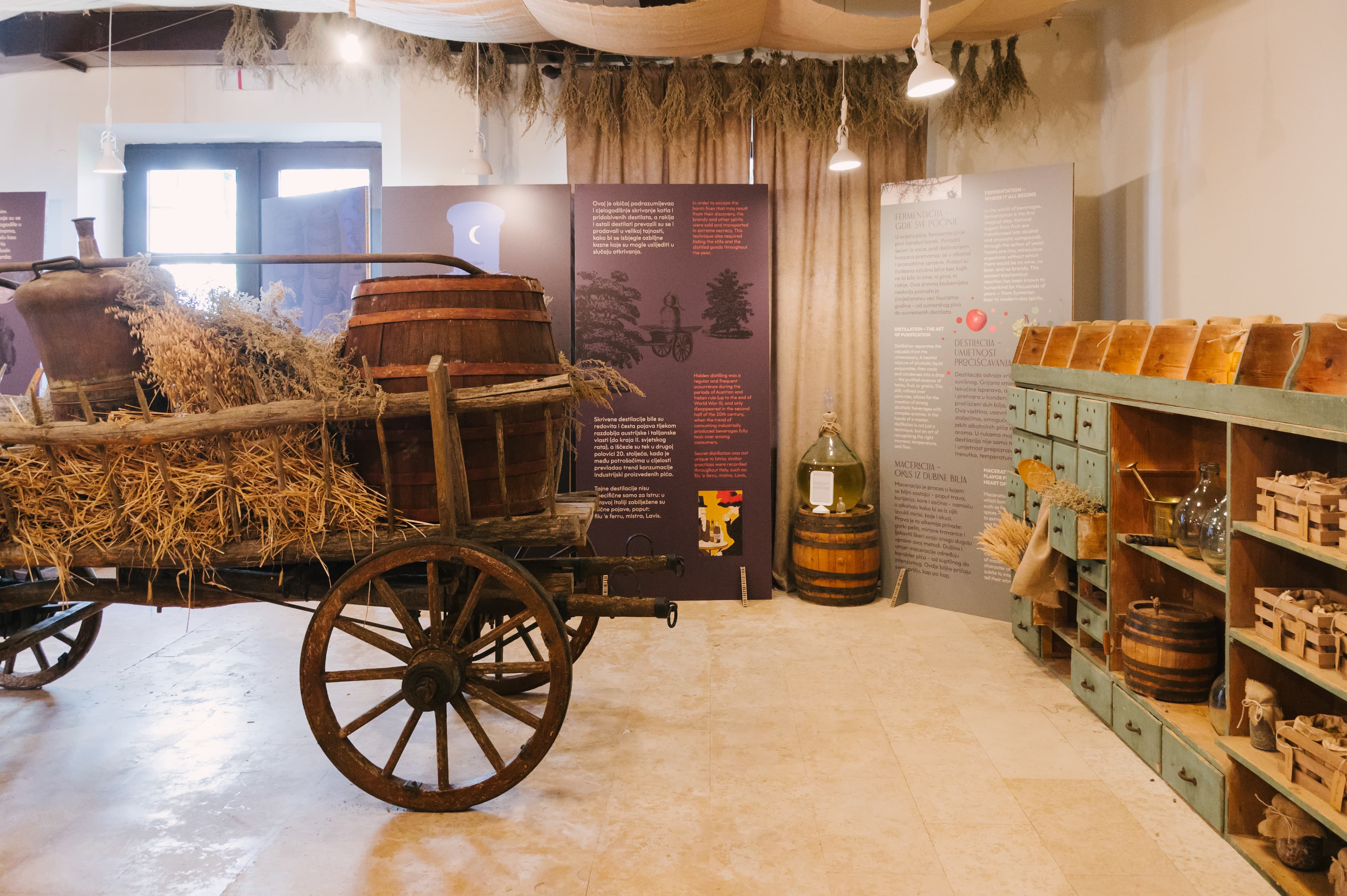 Exhibit from the museum of distillation