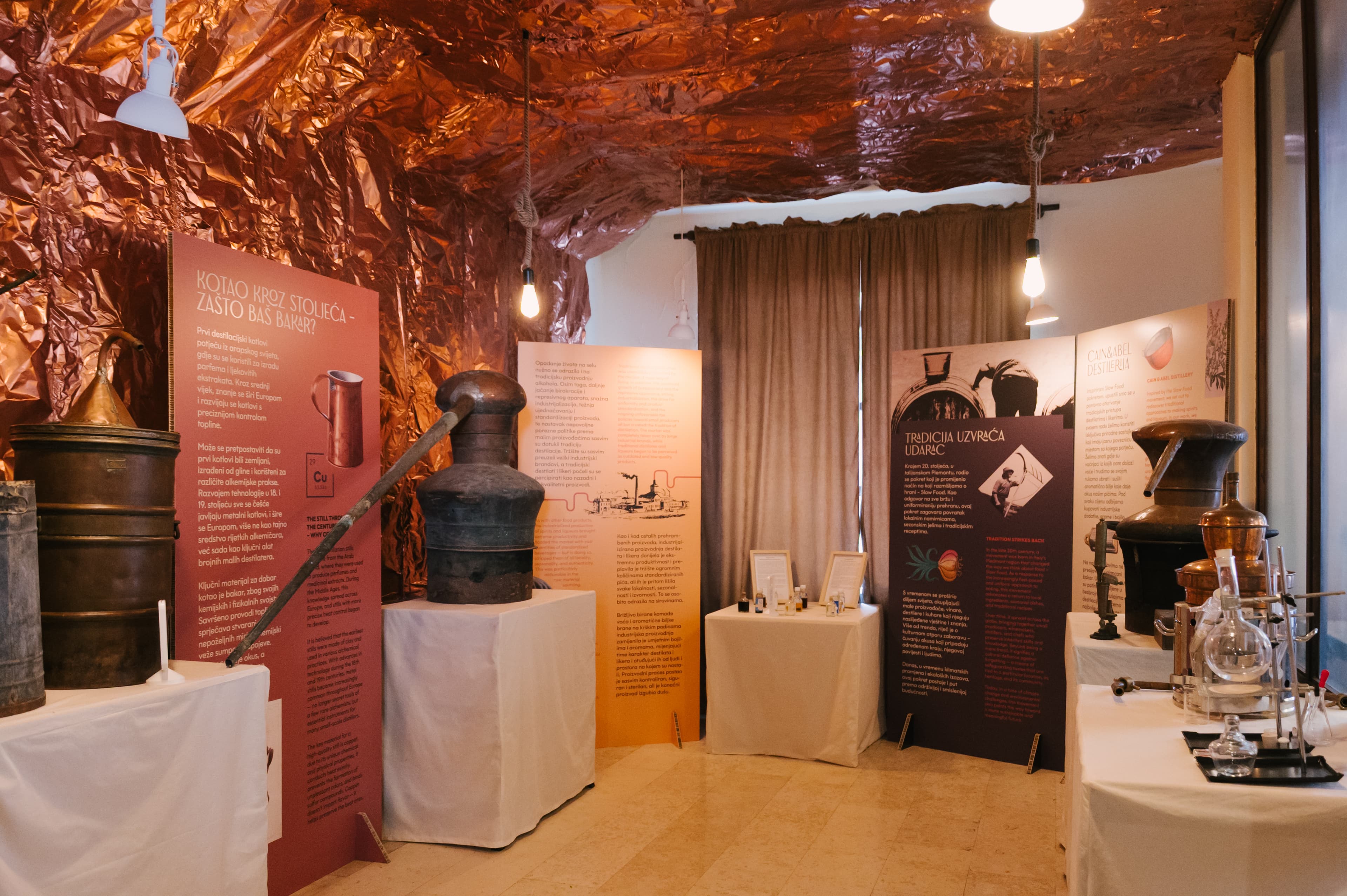 Exhibit from the museum of distillation
